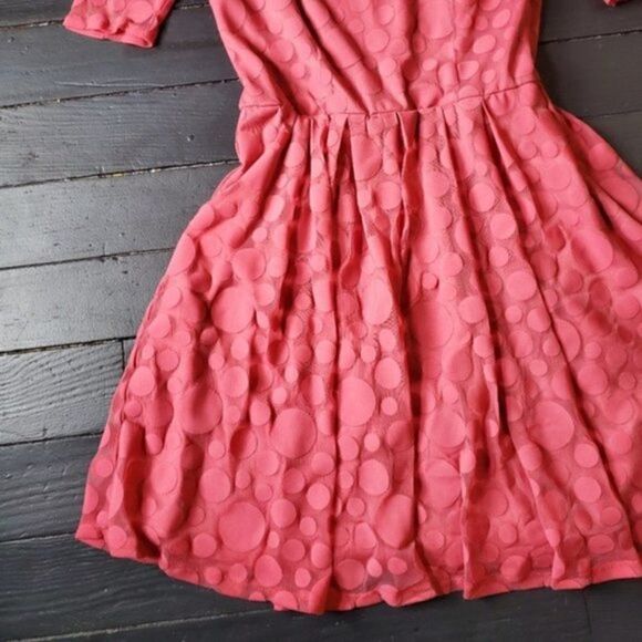🌸 Lauren Conrad Pink Polka Dot Dress - Picture 4 of 8